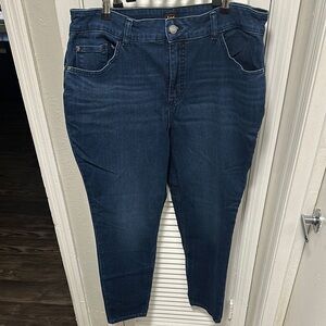 Lee Blue Skinny Jeans with Stretch and Faded Wash